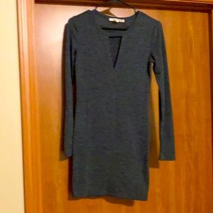 Forever 21 keyhole gray dress